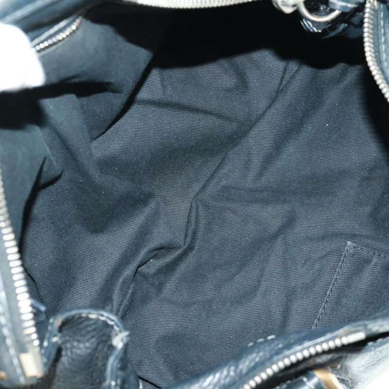 【日本直送】Chloe Paddington 手提包 真皮 黑色 金 銀色 正品 yk20186SAV-9