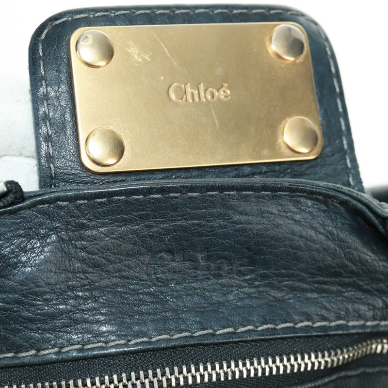 【日本直送】Chloe Paddington 手提包 真皮 黑色 金 銀色 正品 yk20186SAV-19