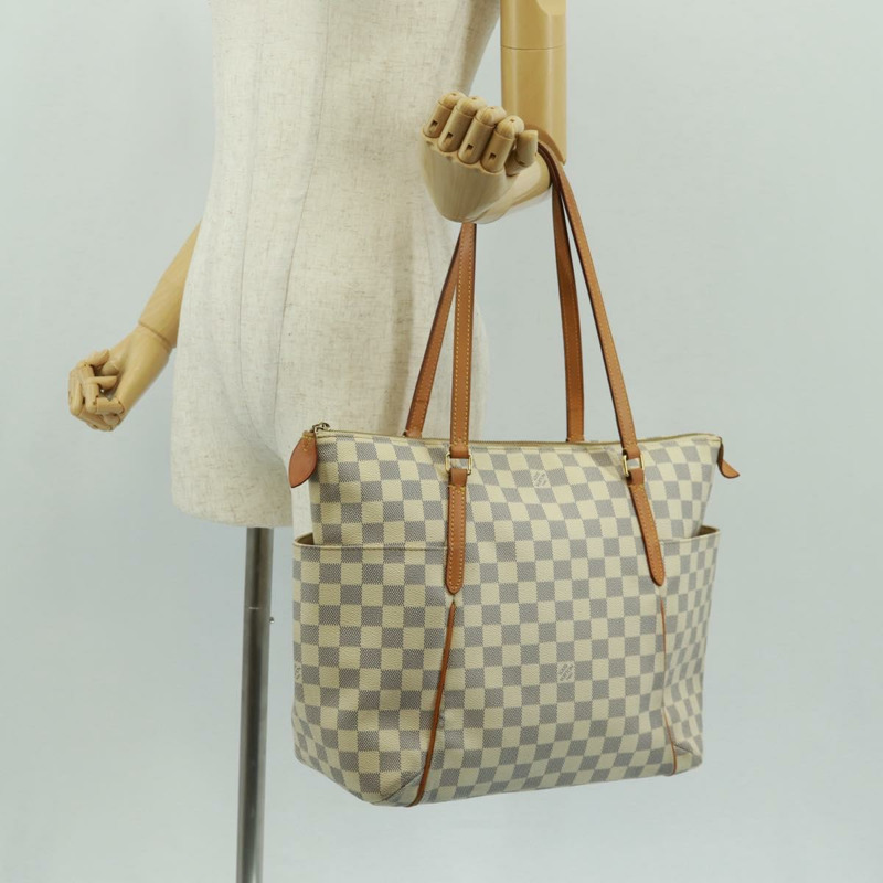 【日本直送】路易威登 Damier Azur Totally MM 手提包 N51262 LV Auth 166158V-21