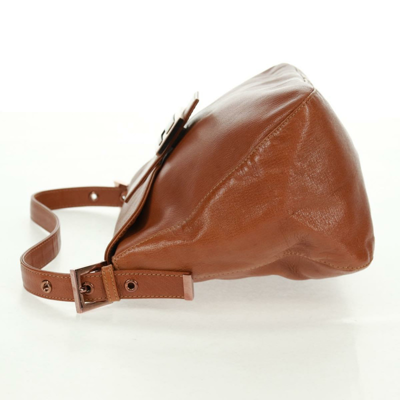 【日本直送】FENDI Mamma Baguette 單肩包 皮革 棕色 正品 yk20189SAV-2