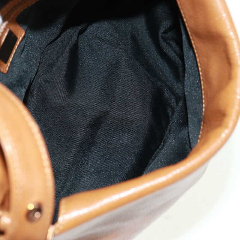 【日本直送】FENDI Mamma Baguette 單肩包 皮革 棕色 正品 yk20189SAV-9
