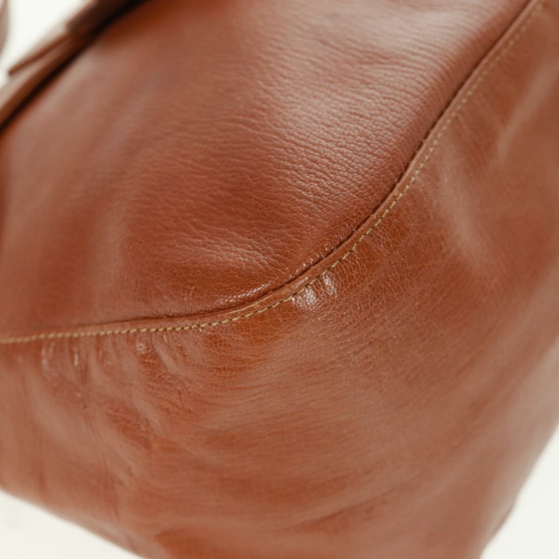 【日本直送】FENDI Mamma Baguette 單肩包 皮革 棕色 正品 yk20189SAV-14