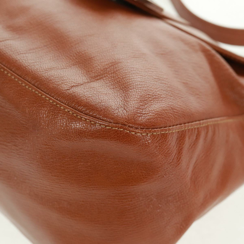 【日本直送】FENDI Mamma Baguette 單肩包 皮革 棕色 正品 yk20189SAV-15