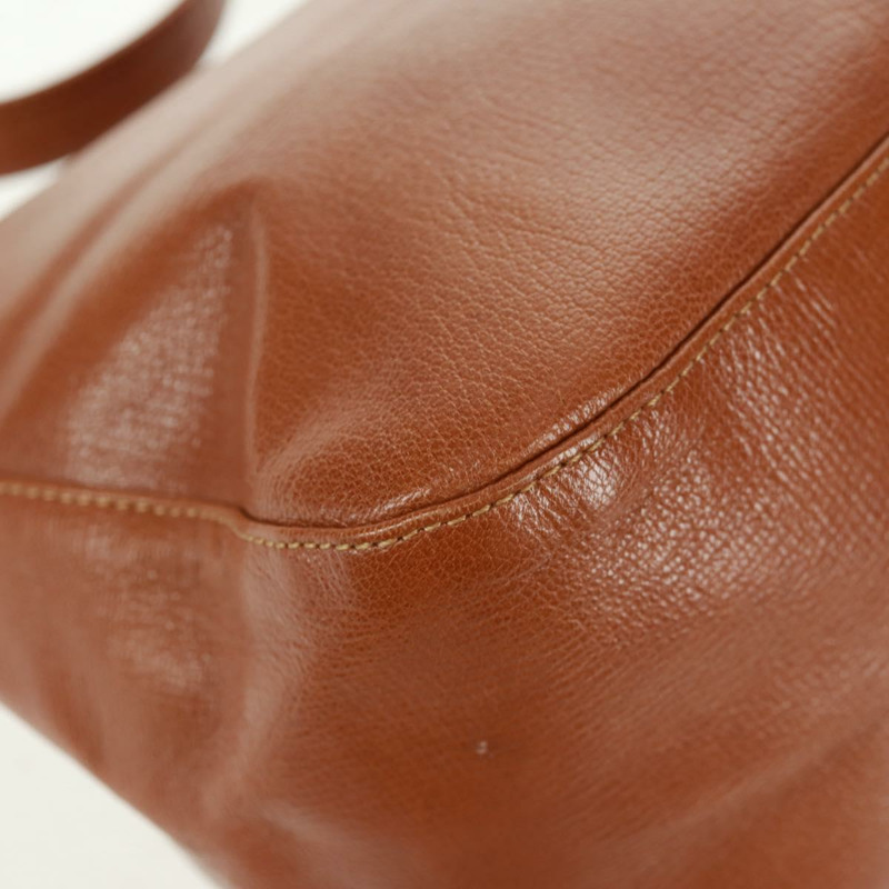 【日本直送】FENDI Mamma Baguette 單肩包 皮革 棕色 正品 yk20189SAV-16