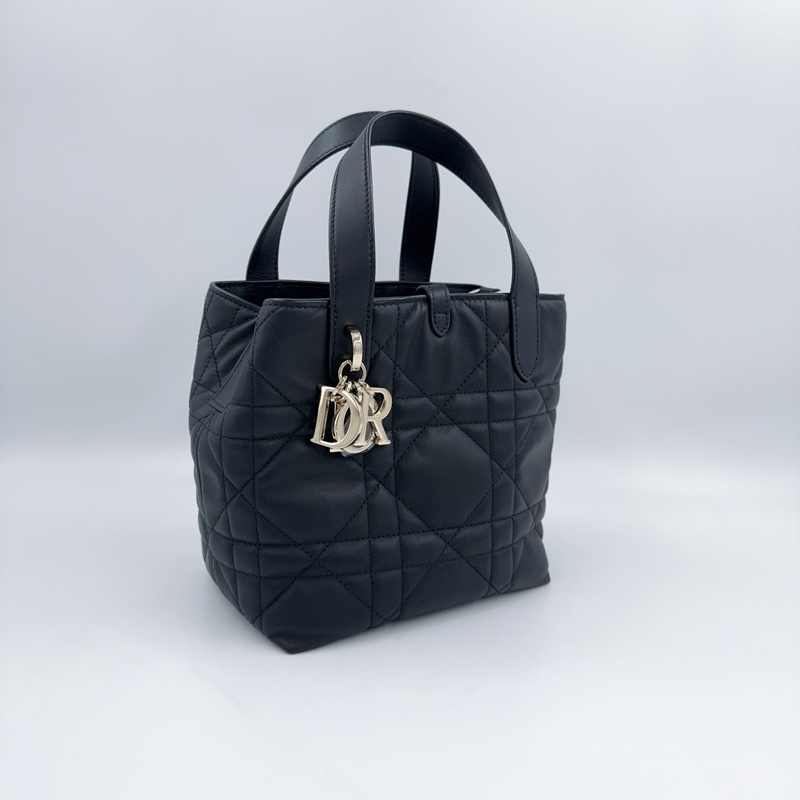 DIOR黑色Toujours小號直式手提側背包（全新商品！）-6