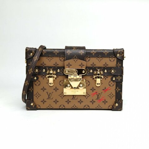 LOUIS VUITTON PETITEMALLE月光寶盒20老花PVC2017肩背包