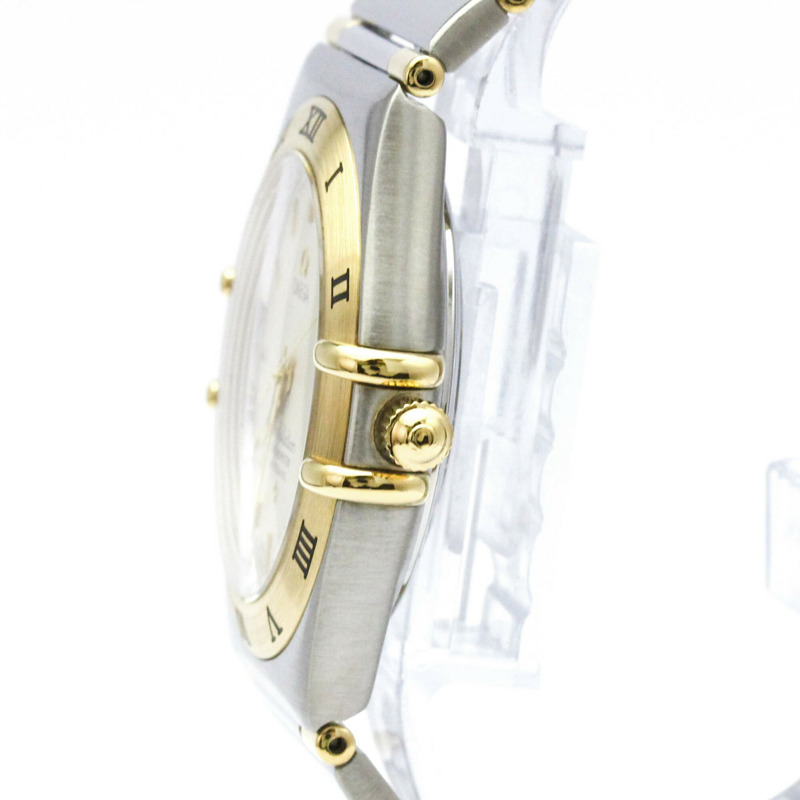 歐米茄星座系列18K金精鋼自動腕錶1302.30拋光款-3