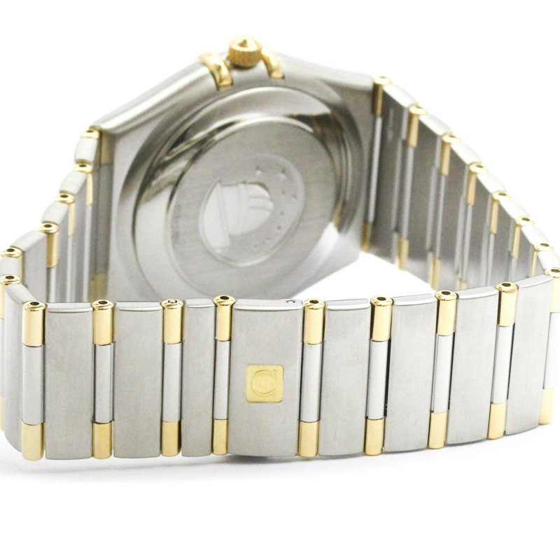 歐米茄星座系列18K金精鋼自動腕錶1302.30拋光款-4