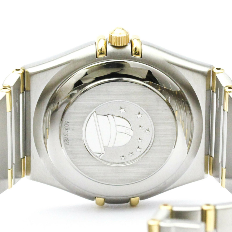 歐米茄星座系列18K金精鋼自動腕錶1302.30拋光款-5