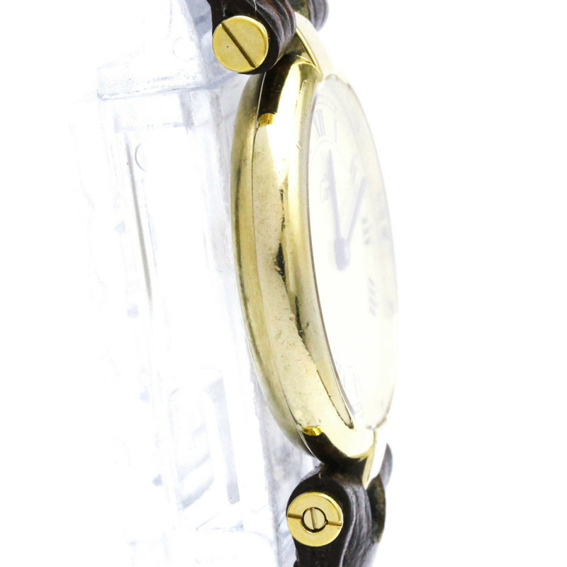 卡地亞 Must Vendome 鍍金石英女士腕錶-7