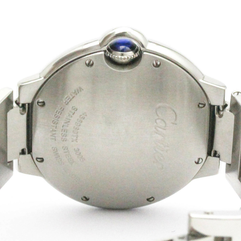 卡地亞 Ballon Bleu MM 精鋼石英中型腕錶 W69011Z4 拋光-5