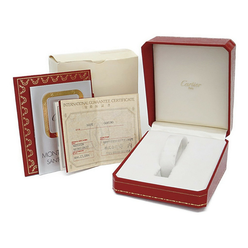 卡地亞 Santos Galbee 精鋼石英男士腕錶 W20025D6 拋光-5