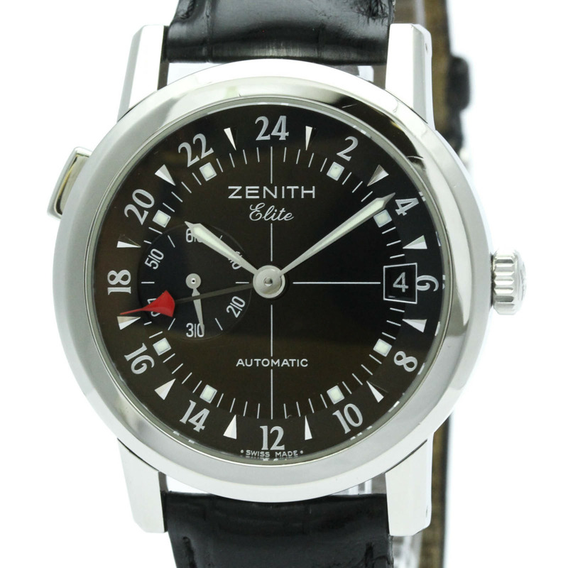 真力時 Port-Royal V Elite GMT 精鋼自動腕錶 01/02.0450.682 拋光-0