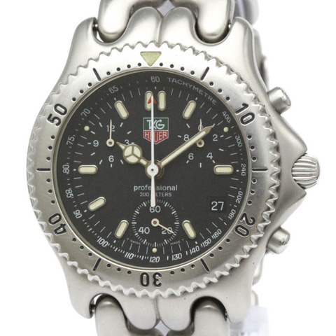 TAG HEUER 豪雅 Sel Chronograph 200公尺精鋼石英男錶 S39.306 拋光款