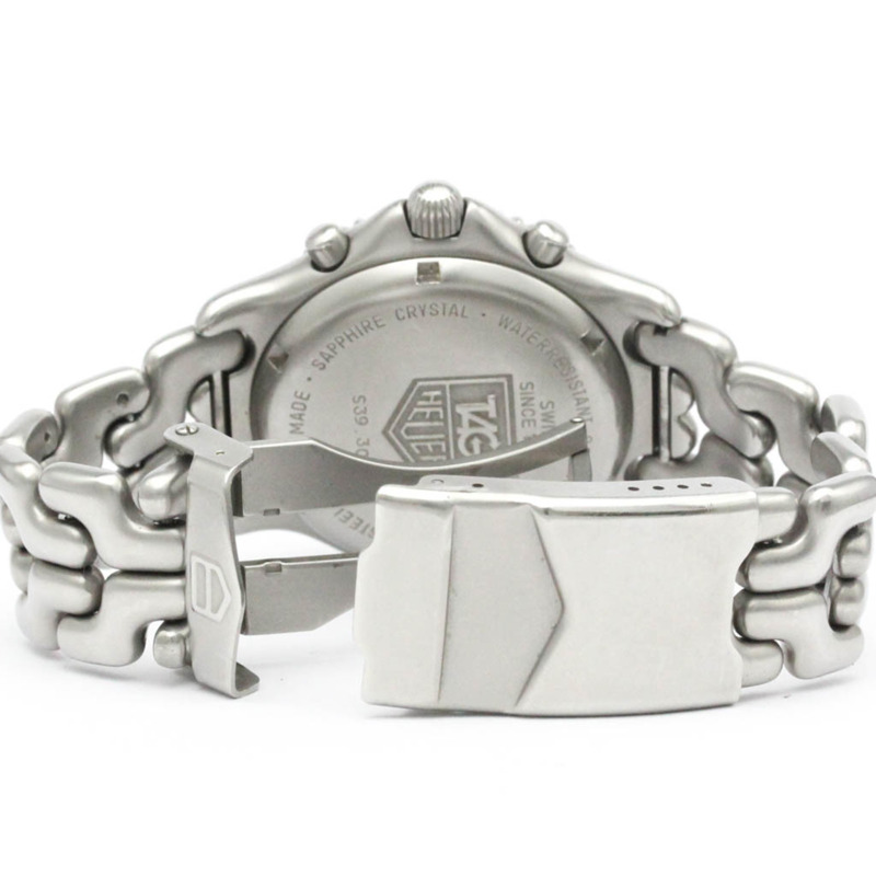 TAG HEUER 豪雅 Sel Chronograph 200公尺精鋼石英男錶 S39.306 拋光款-4