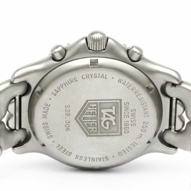 TAG HEUER 豪雅 Sel Chronograph 200公尺精鋼石英男錶 S39.306 拋光款-5