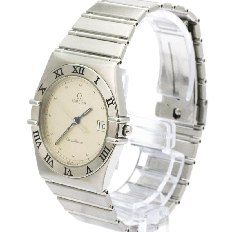 歐米茄星座系列不鏽鋼石英男士腕錶 396.1070 拋光款-1