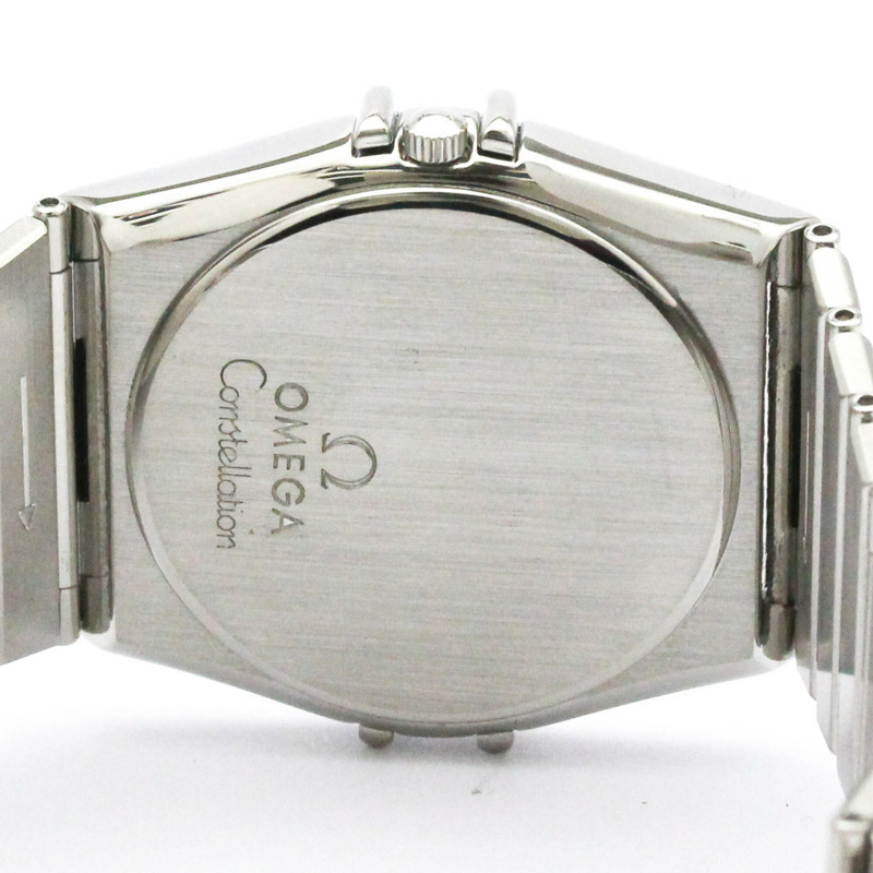 歐米茄星座系列不鏽鋼石英男士腕錶 396.1070 拋光款-5