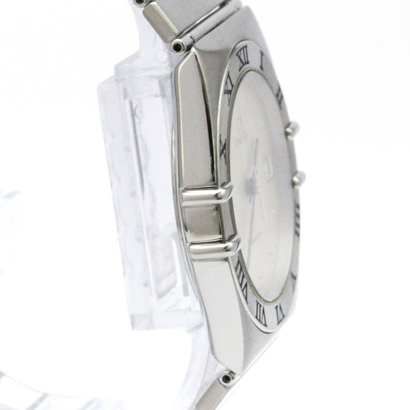 歐米茄星座系列不鏽鋼石英男士腕錶 396.1070 拋光款-7