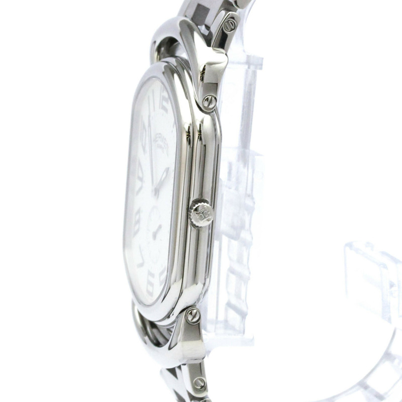 愛馬仕 Rally 系列不鏽鋼石英男士腕錶 RA1.810 拋光款-3