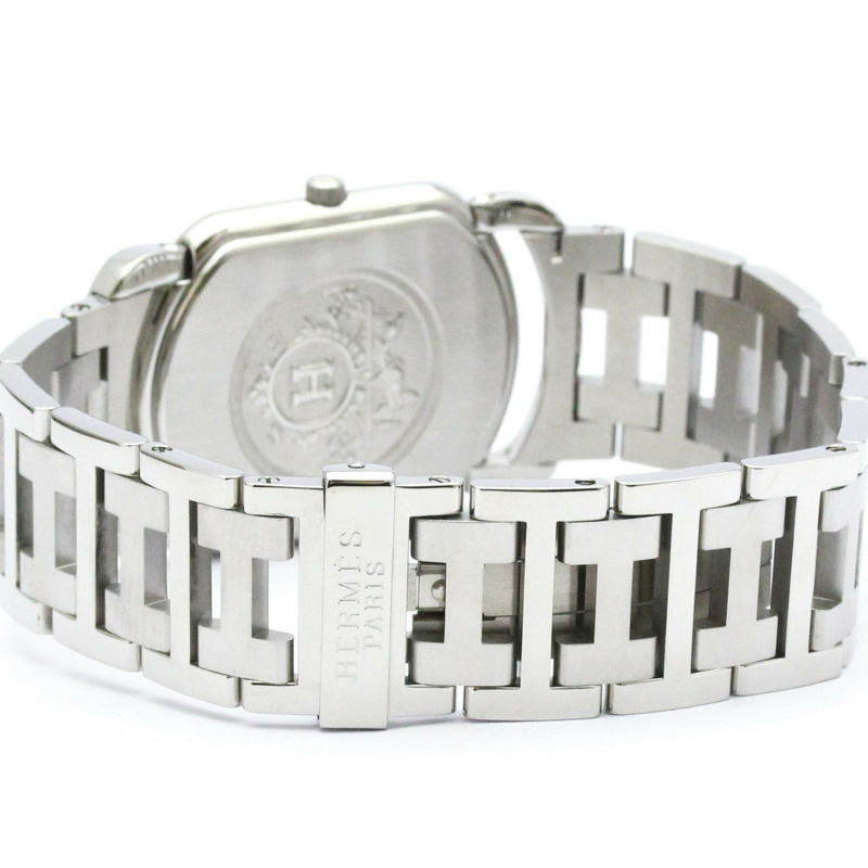 愛馬仕 Rally 系列不鏽鋼石英男士腕錶 RA1.810 拋光款-4