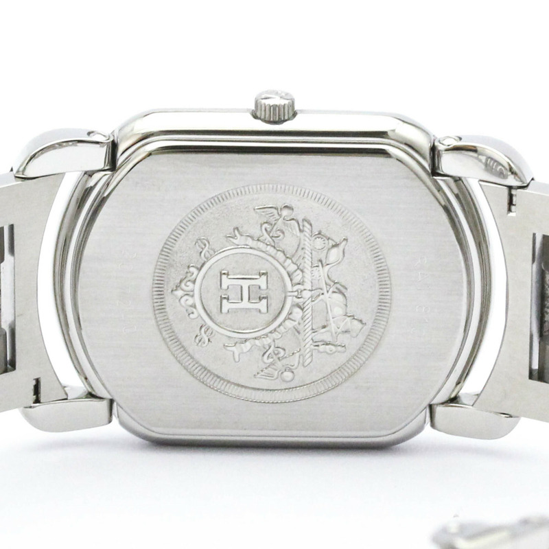 愛馬仕 Rally 系列不鏽鋼石英男士腕錶 RA1.810 拋光款-5