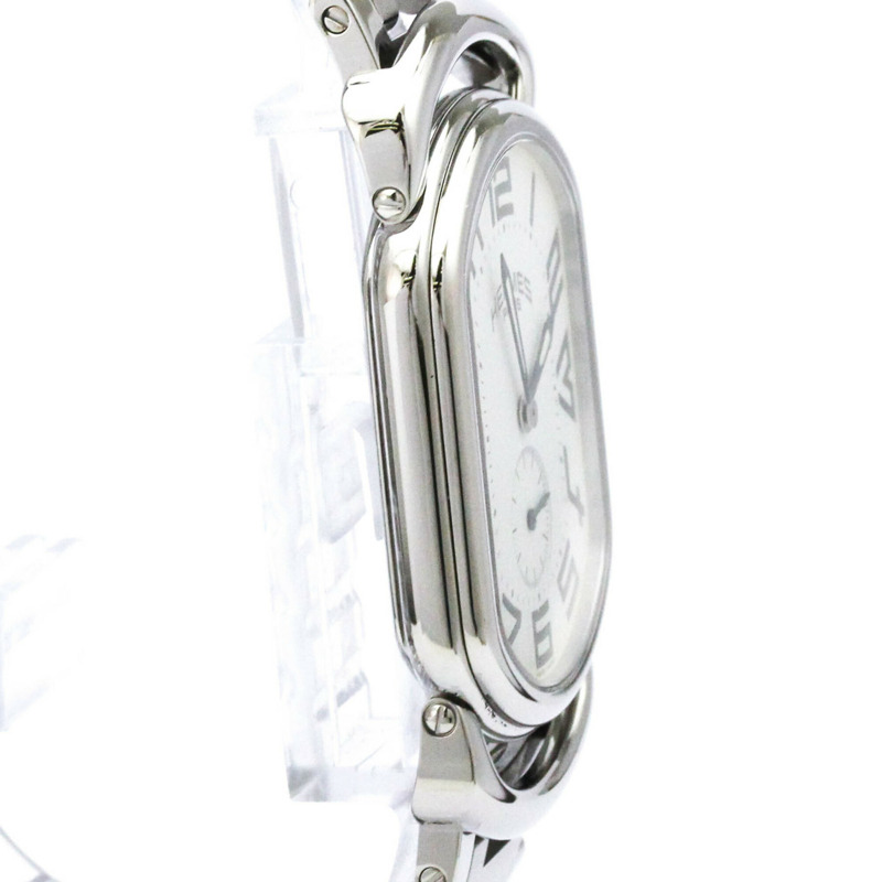 愛馬仕 Rally 系列不鏽鋼石英男士腕錶 RA1.810 拋光款-7