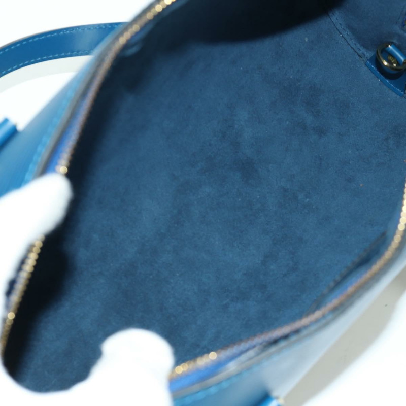【日本直送】路易威登 Epi Soufflot 手提包 藍色 M52225 LV 正品 171029A-9