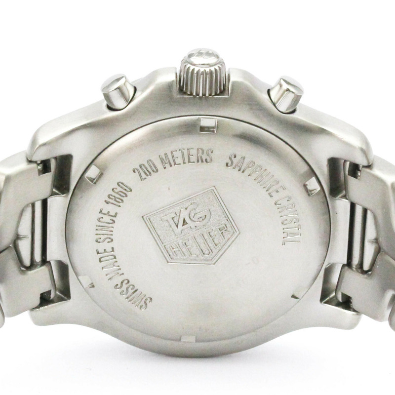 TAG HEUER 豪雅 Link 計時碼錶 精鋼石英男錶 CT1110 拋光-5