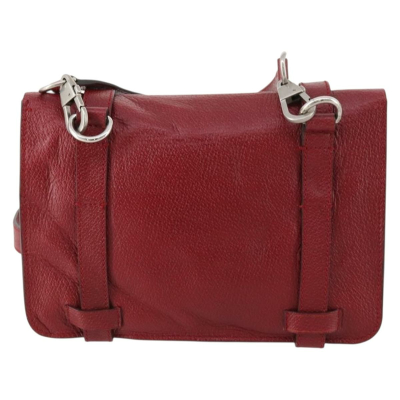 【日本直送】GUCCI 紅色銀色皮革單肩包 484676 正品 168926A-1