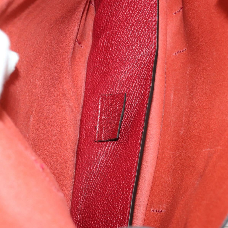 【日本直送】GUCCI 紅色銀色皮革單肩包 484676 正品 168926A-9