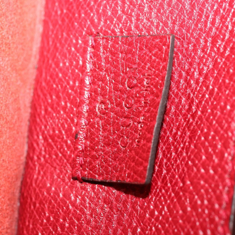 【日本直送】GUCCI 紅色銀色皮革單肩包 484676 正品 168926A-21