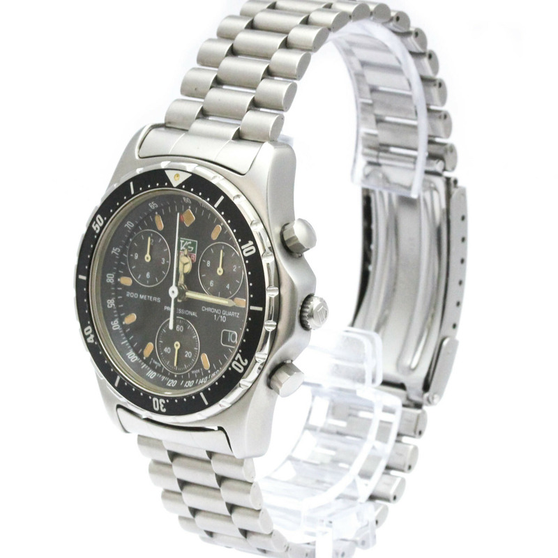 TAG HEUER 專業計時碼錶 精鋼石英男士腕錶 570.206-1