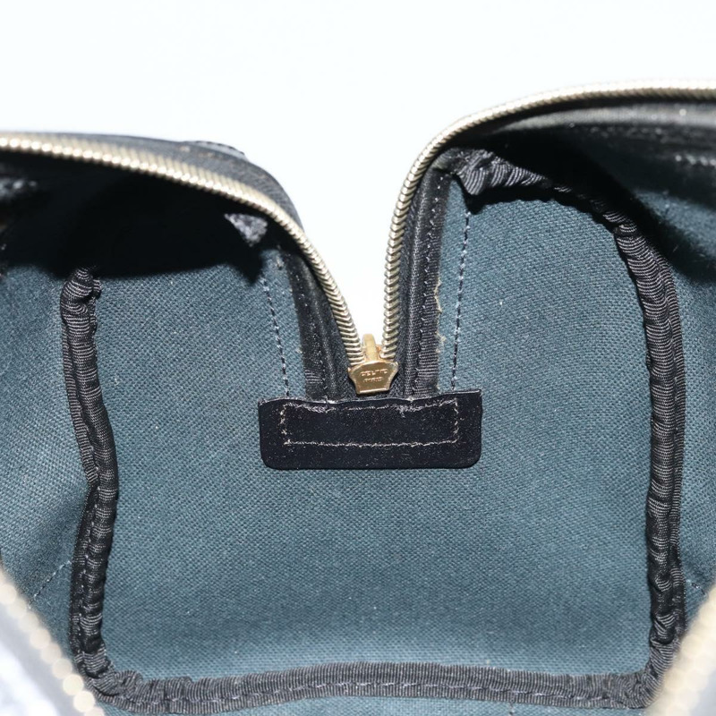 【日本直送】CELINE Macadam帆布迷你波士頓包 PVC皮革 黑色金色 正品 am10759V-20