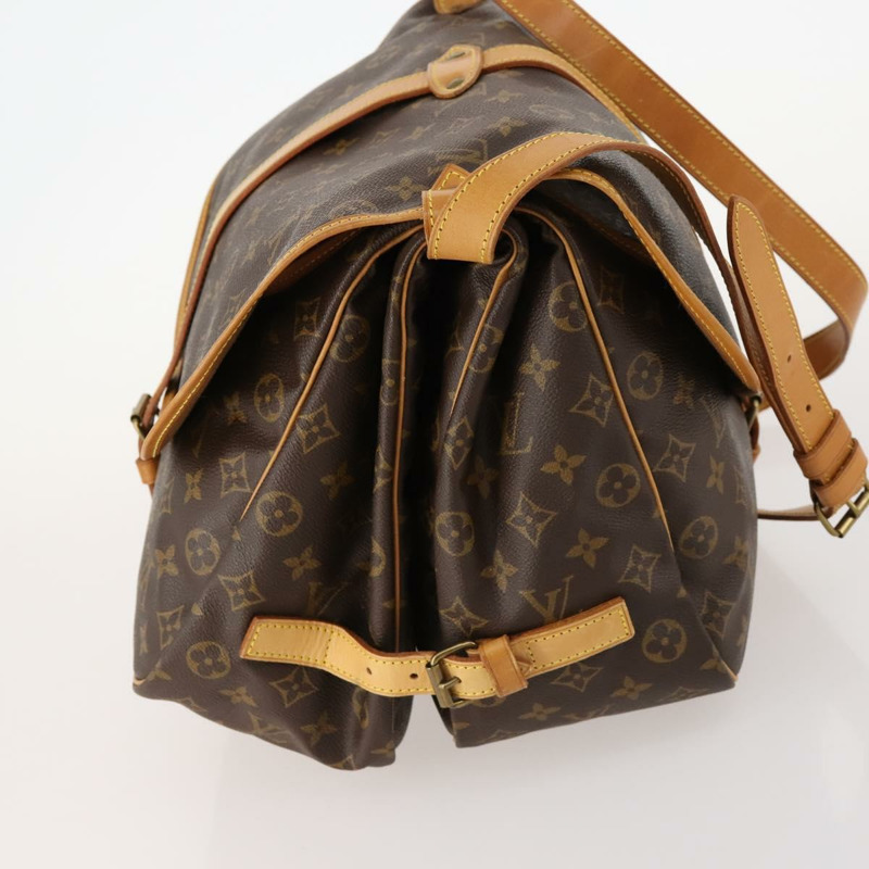 【日本直送】路易威登 Monogram Saumur 35 肩背包 M42254 LV Auth ki6465-3