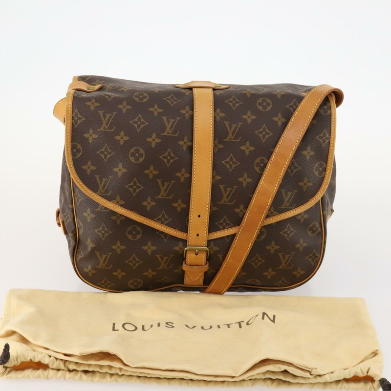 【日本直送】路易威登 Monogram Saumur 35 肩背包 M42254 LV Auth ki6465-11