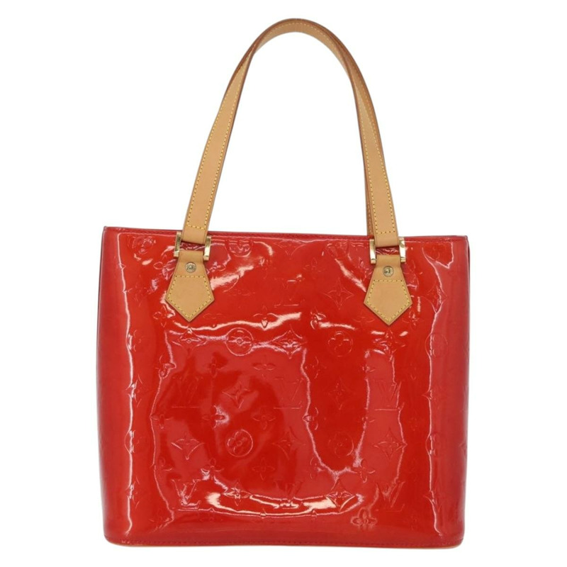【日本直送】路易威登 Monogram Vernis Houston 手提包 紅色 M91092 LV 正品 ki6445-1