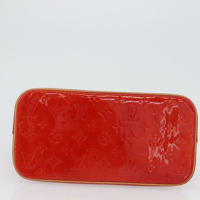 【日本直送】路易威登 Monogram Vernis Houston 手提包 紅色 M91092 LV 正品 ki6445-4