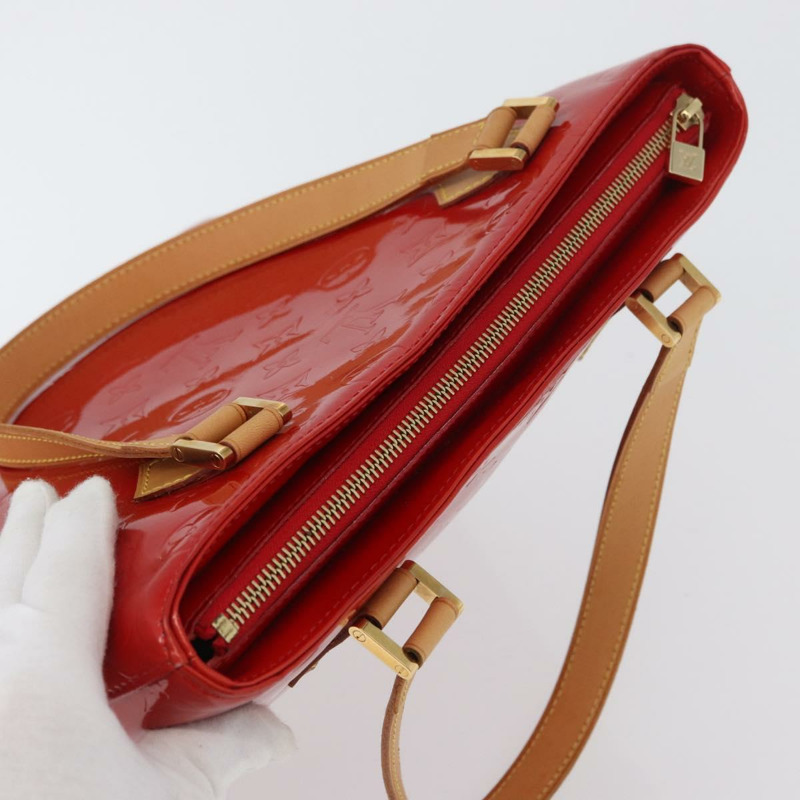 【日本直送】路易威登 Monogram Vernis Houston 手提包 紅色 M91092 LV 正品 ki6445-5