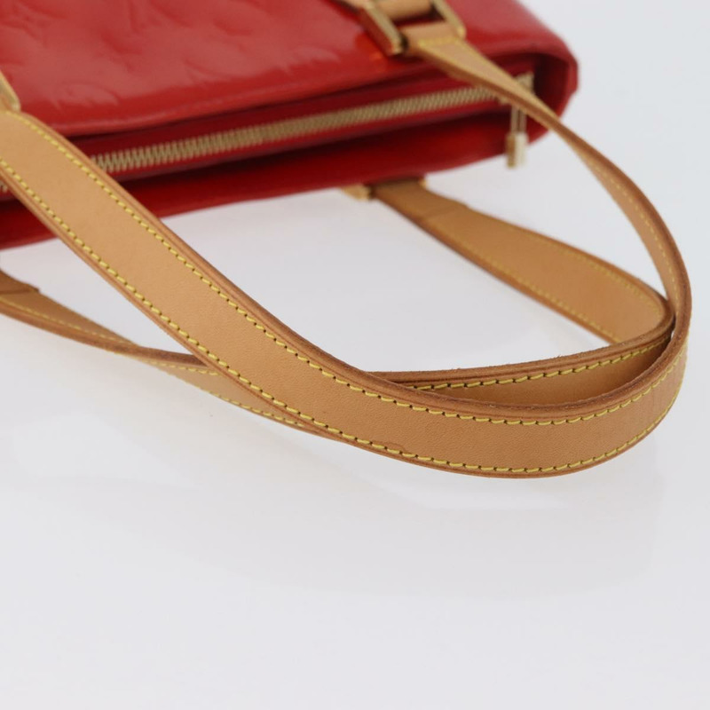 【日本直送】路易威登 Monogram Vernis Houston 手提包 紅色 M91092 LV 正品 ki6445-6