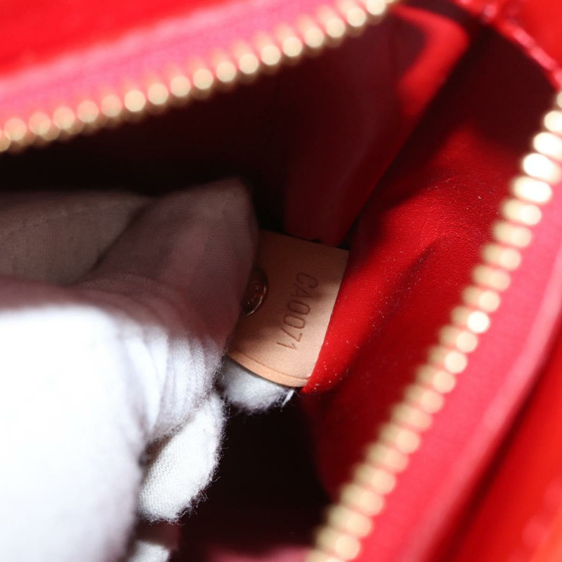【日本直送】路易威登 Monogram Vernis Houston 手提包 紅色 M91092 LV 正品 ki6445-11