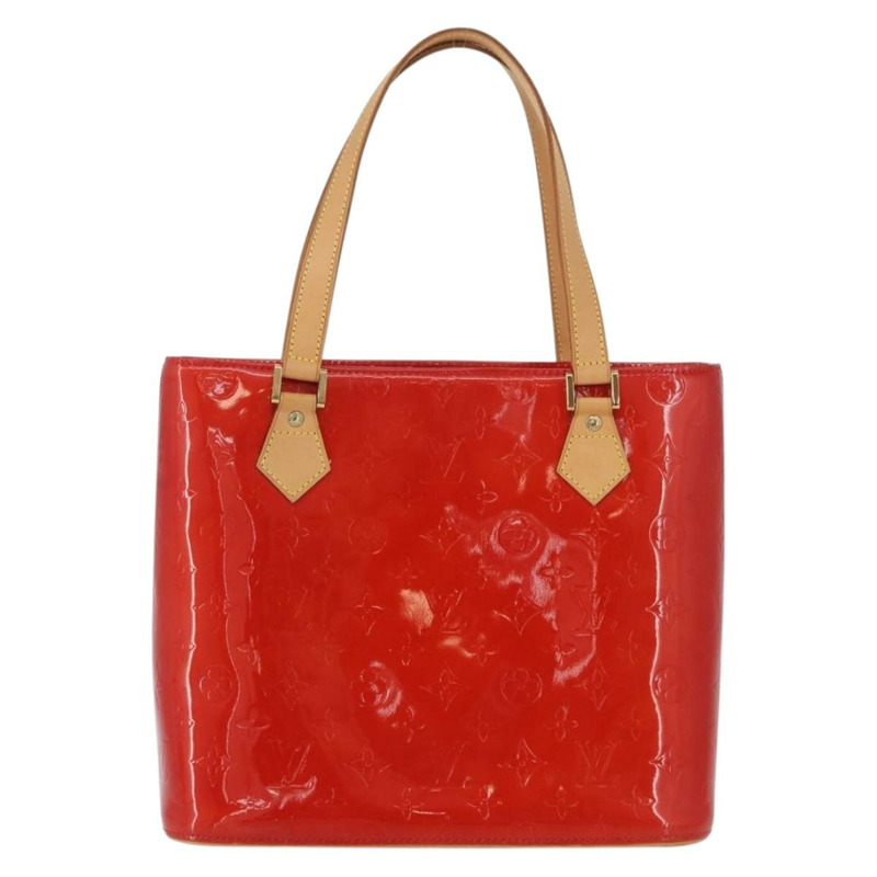 【日本直送】路易威登 Monogram Vernis Houston 手提包 紅色 M91092 LV 正品 ki6445-12