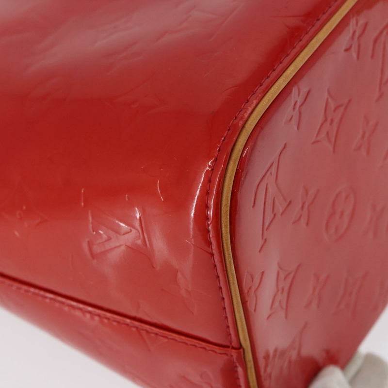 【日本直送】路易威登 Monogram Vernis Houston 手提包 紅色 M91092 LV 正品 ki6445-14