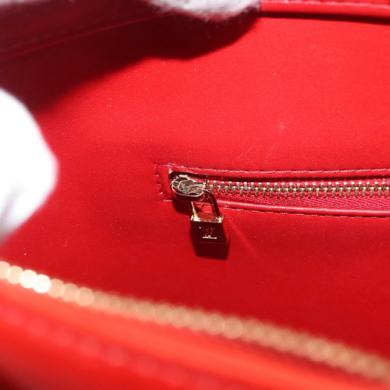 【日本直送】路易威登 Monogram Vernis Houston 手提包 紅色 M91092 LV 正品 ki6445-20