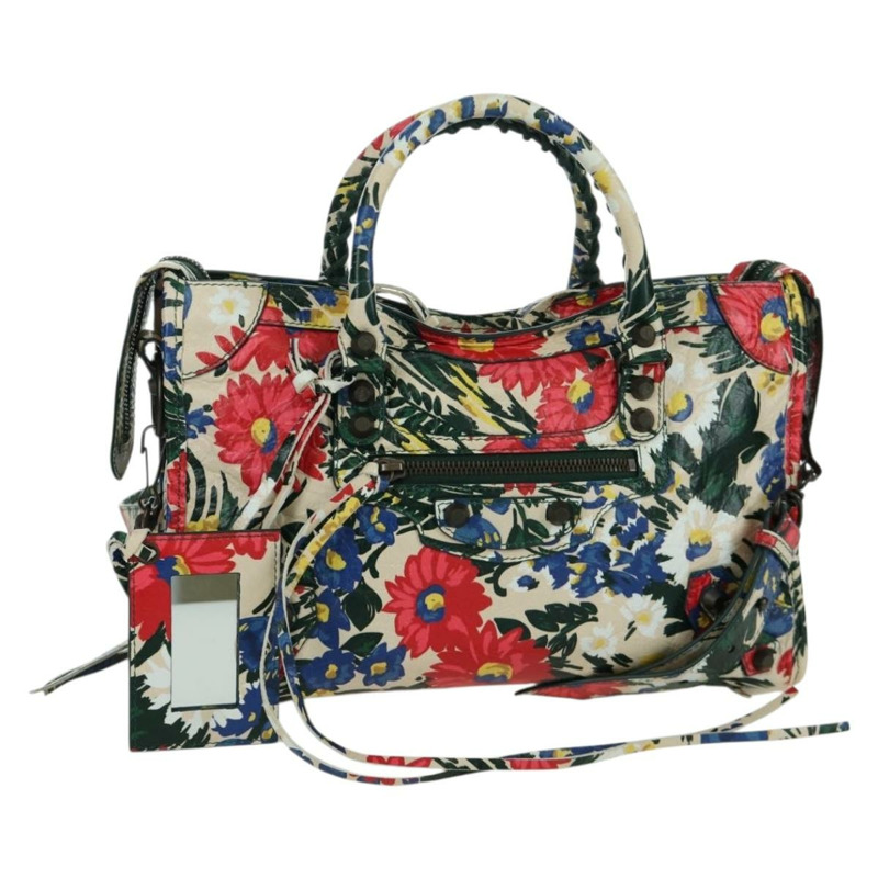 【日本直送】BALENCIAGA Floral The City Bag 皮革雙肩包 多色 173084 正品 am10850SAV-0