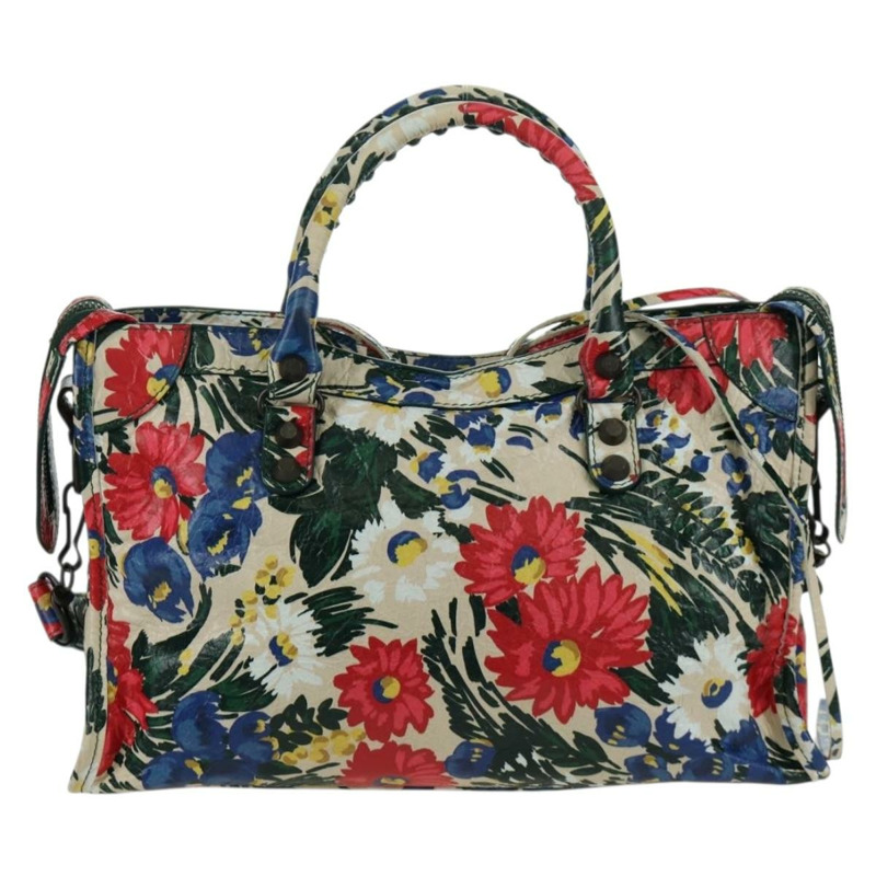 【日本直送】BALENCIAGA Floral The City Bag 皮革雙肩包 多色 173084 正品 am10850SAV-1