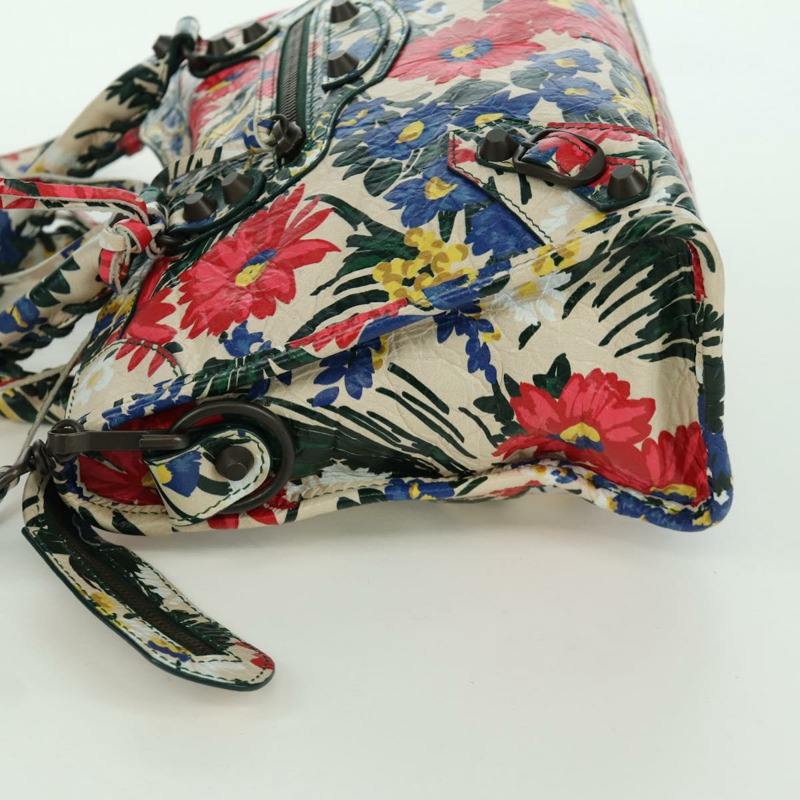【日本直送】BALENCIAGA Floral The City Bag 皮革雙肩包 多色 173084 正品 am10850SAV-2