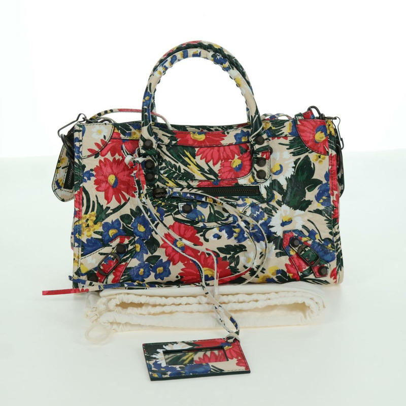【日本直送】BALENCIAGA Floral The City Bag 皮革雙肩包 多色 173084 正品 am10850SAV-11