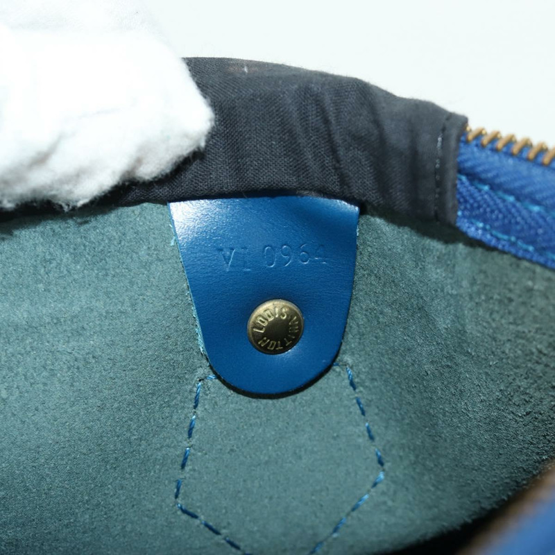 【日本直送】路易威登 Epi Speedy 30 手提包，托萊多藍，M43005，LV 正品，編號 172778V-10