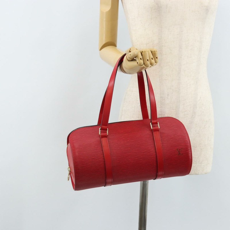 【日本直送】路易威登 Epi Soufflot 手提包紅色 M52227 LV 正品 172404V-21